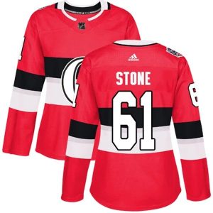 Damen Ottawa Senators Trikot Mark Stone 61 Rot 2017 100 Classic Authentic